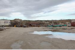 Background Gravel Quarry